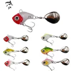 Новая металлическая мини-Приманка VIB с ложкой, приманка для рыбной ловли 6g10g17g25g, 2 см, рыболовная снасть, булавка, кренкбейт, вибрационный Спиннер, Тонущая приманка