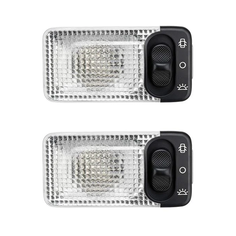 

2X Car Interior Roof Light Dome Reading Light For Citroen C1 C2 C3 Peugeot 206 CC 207 6362AC 6362K9 6362P3