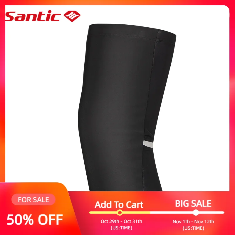 

Santic Cycling Leg Warmers Knee Pads MTB Bike Bicycle Leggings Unisex Running Warm Cycle Basketball Sports Tights 7C09066