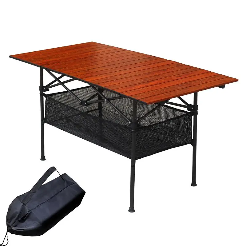 

Customized Table and Chair Set Aluminum Alloy Long Table Beach Barbecue Portable Camping Picnic Outdoor Folding Table