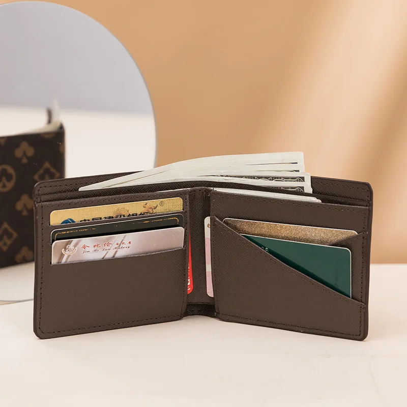 

Luxury men's wallet card bag 2022 top master design brand wallet card bag brand high quality with box and dust bag