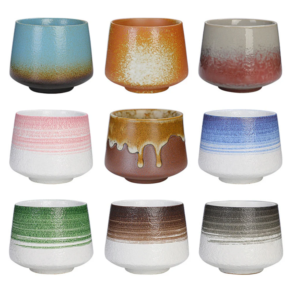 

200ML Ceramic Coffee Cup Coffee Kiln Change Ceramic Cups Home Office Drinking Water Teacup Mug Espresso Coffee Cup Tableware
