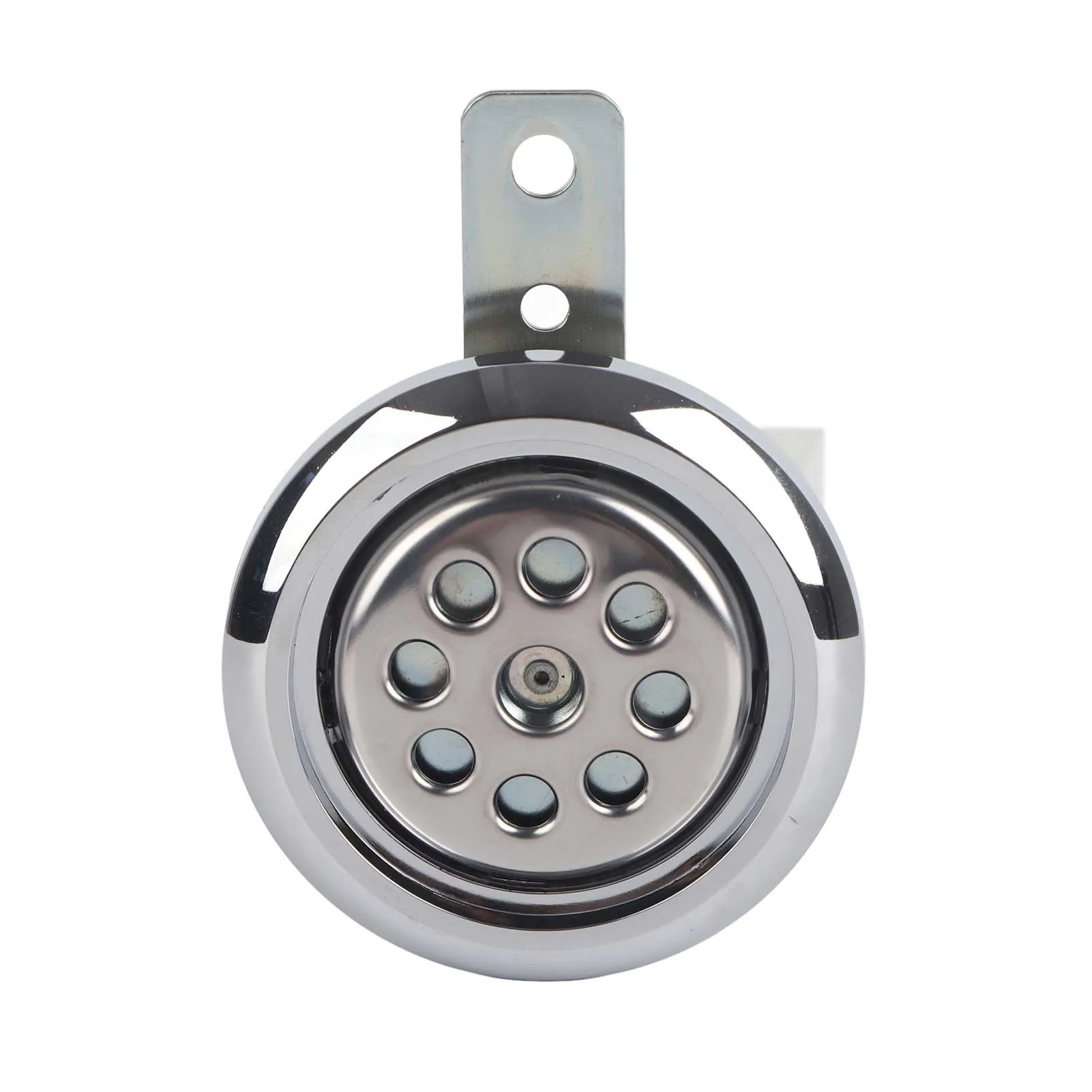 

Универсальный водонепроницаемый мотоциклетный гудок 105 дБ громкий 12 в 85 мм с сотовым хромированным покрытием