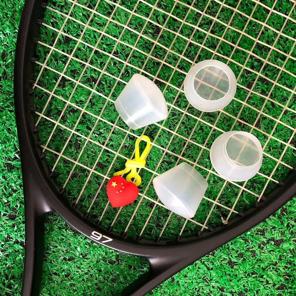 

Tennis Racket Cover 360 Degree Shockproof Racket Power Cap Silicone Energy Sleeve Grip Accessories sport supply wholesale
