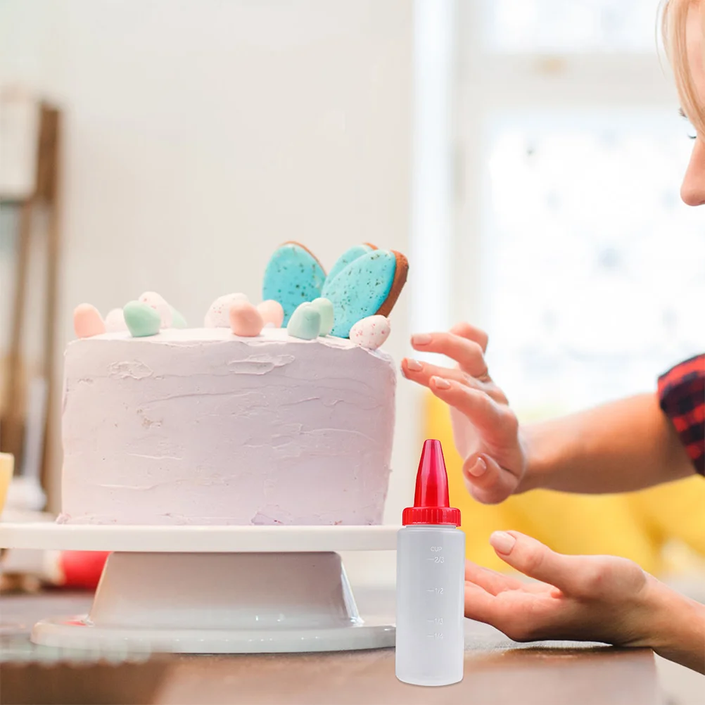 

Cake Pen Bottle Piping Tool Icing Baking Condiments Squeeze Decorating Bottles Cookie Cream Practical Toolswriting Syringe Pot