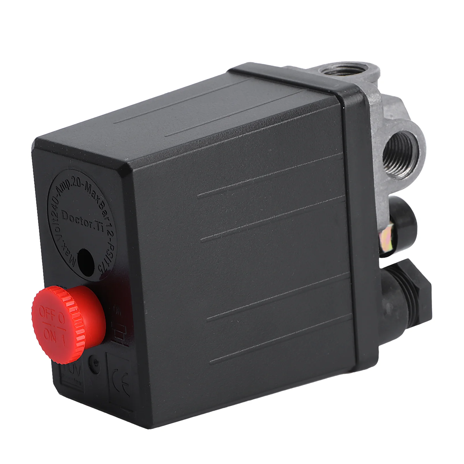 AC 240V 20A 175PSI 12 Bar 4 Port Air Compressor Pressure Switch Control | Инструменты