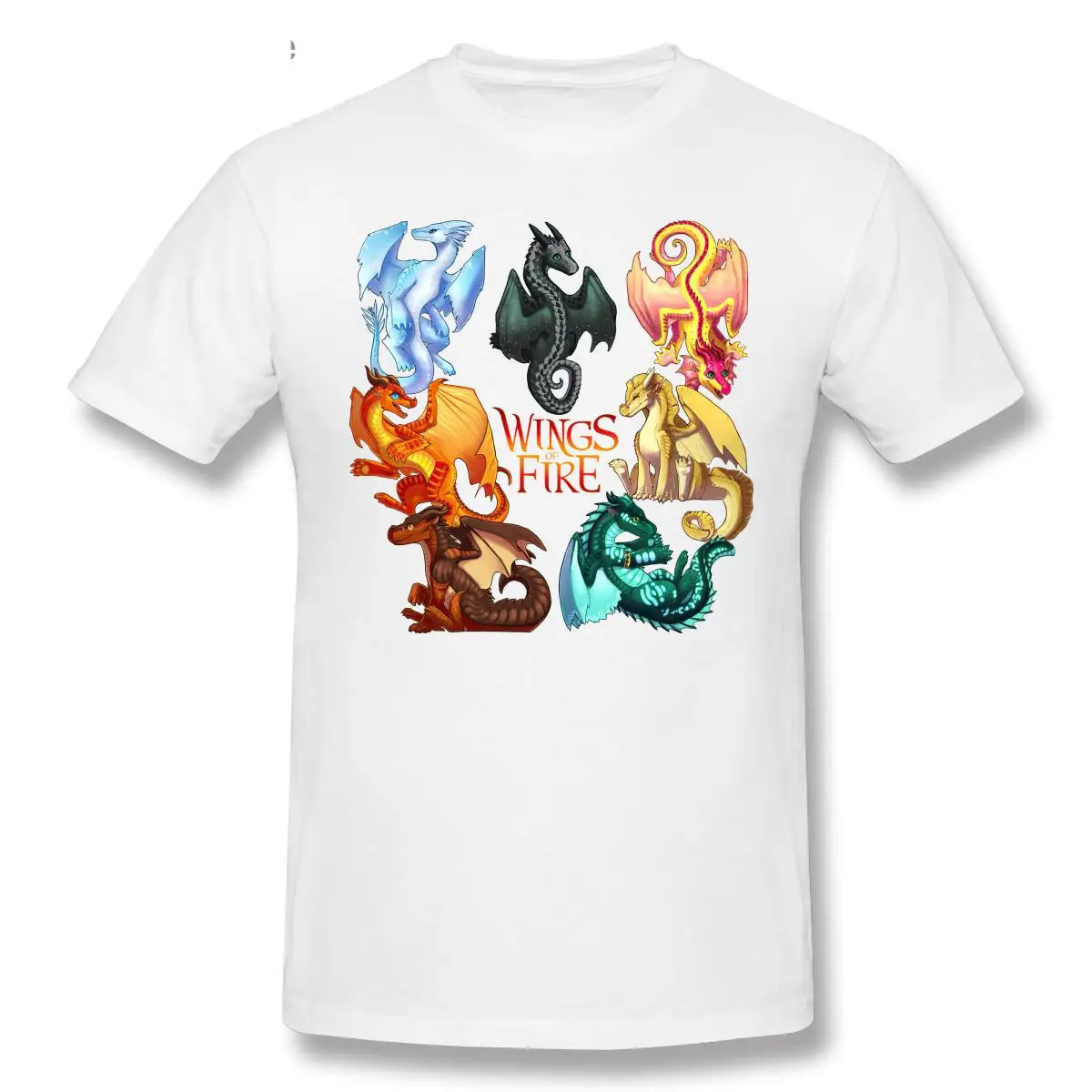 

Wings Of Fire Jade Winglet Dragonets Cool And Funny Short Sleeved Casual Fashion Cotton T-shirt Tee Shirts Tops