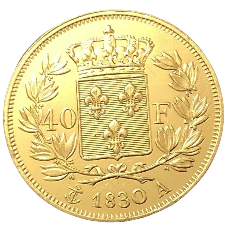 

Копия золотой монеты 1830 Франция 40 франков