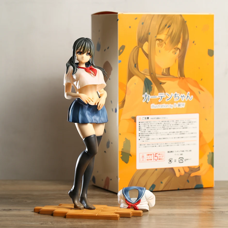 

26cm Curtain-chan Collectible Figure Anime Sexy Beauty Model Toy