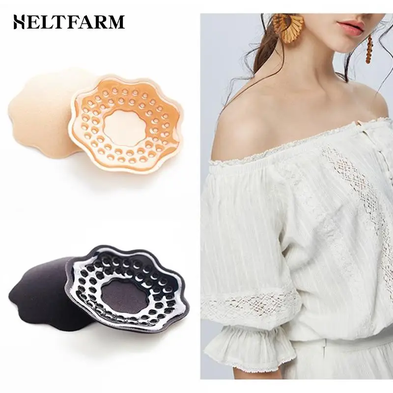 

Reusable Silicone Bra Nipple Cover Sticker For Women Invisible Breast Lift Tape