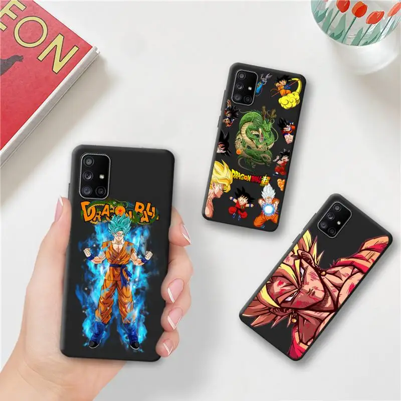 

Hot Anime Dragon Ball Son Goku Phone Case For Samsung Galaxy A52 A21S A02S A12 A31 A81 A10 A30 A32 A50 A80 A71 A51 5G