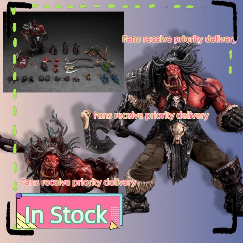 Фото В наличии: Фигурка-модель Tribe Warchief Gro Marsh Hellscream 1/10, коллекционная игрушка, подарок, украшение для рабочего стола №1