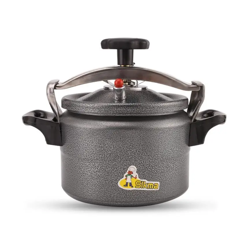 Household Aluminum Pressure Cooker Black Open Flame Gas Auto