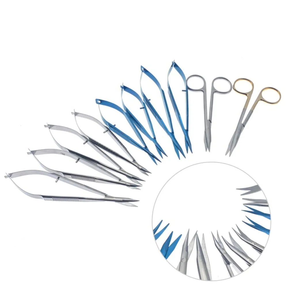 

Ophthalmic scissors Westcott Tenotomy Scissor stainless steel Micro Surgery scissors Titanium