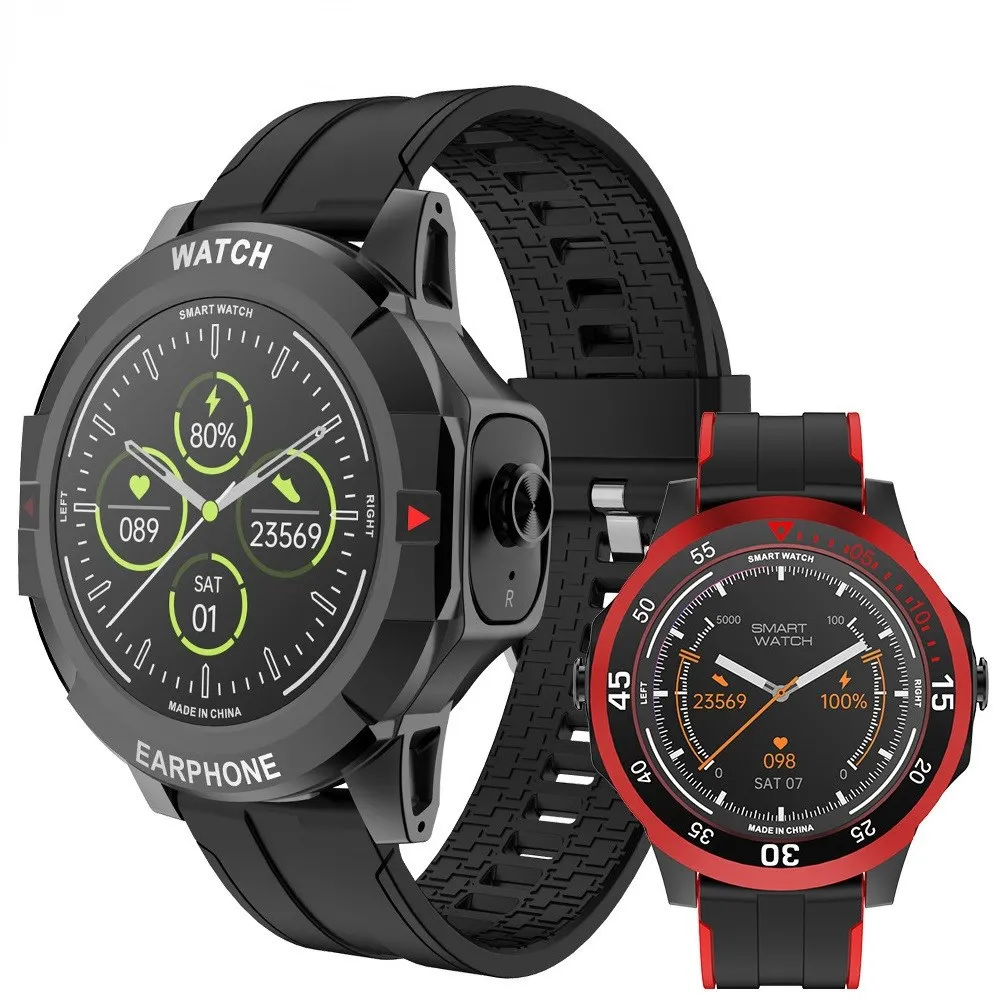 

Новинка 2023, умные часы, Bluetooth-гарнитура, наушники TWS, два в одном, Hi-Fi стерео, Беспроводные спортивные Смарт-часы Tracke Music Play N16, лидер продаж
