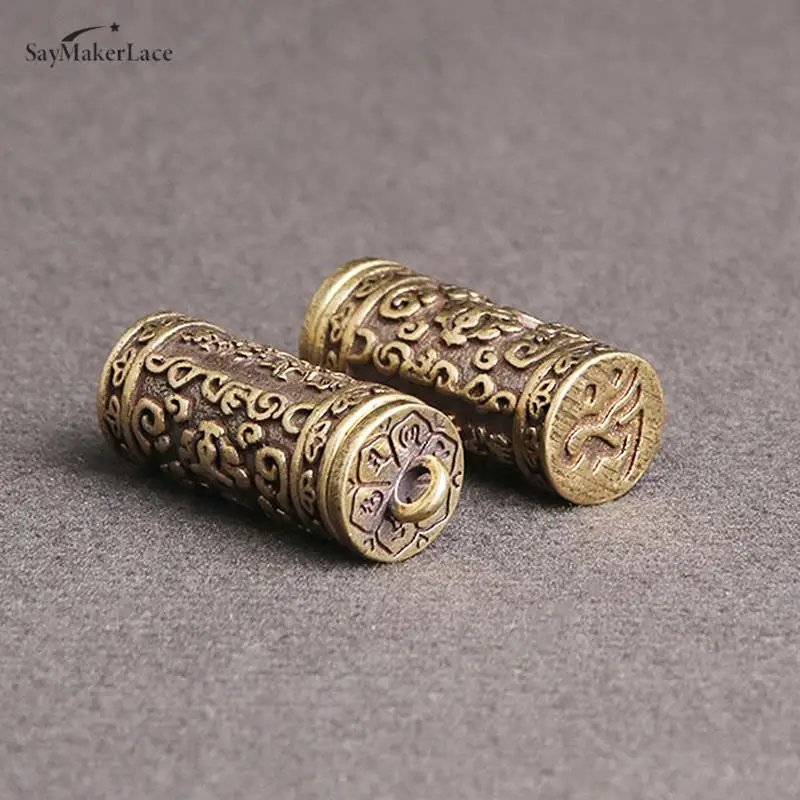 1 шт. полый латунный брелок для ключей Будды |