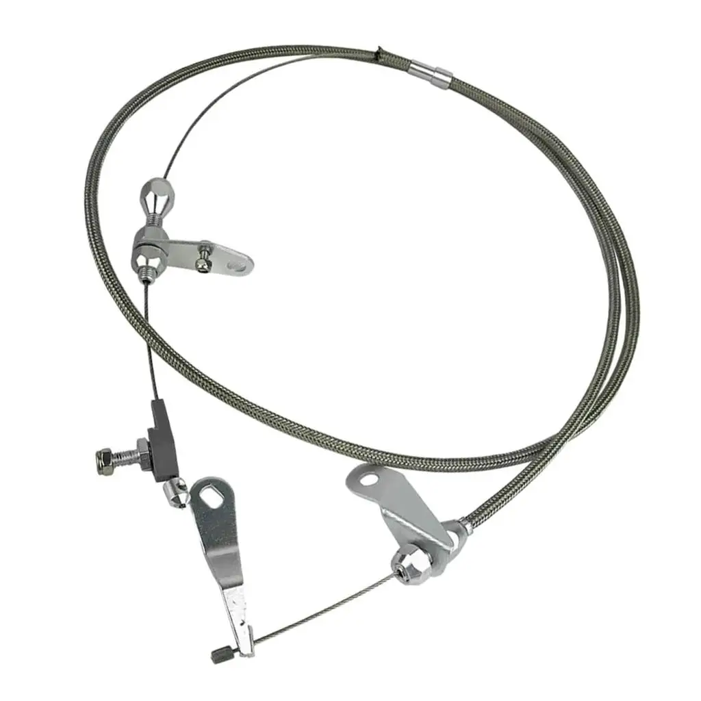 

Transmission Detent Kickdown Gas Throttle Cable Fit for C4, Rustproof