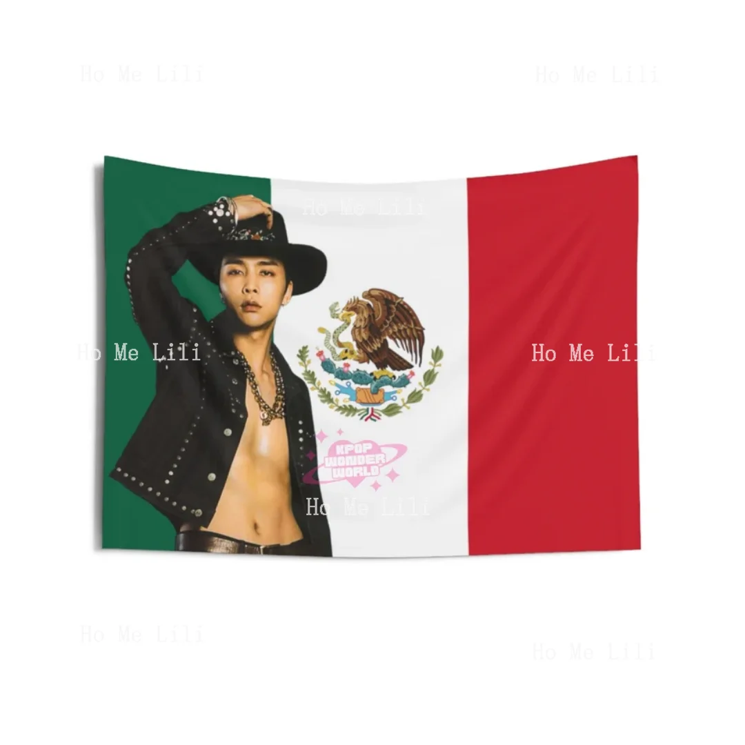 Yuta Kpop American Flag Tapestry Decor Gift