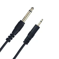 1 5m 6 35mm 6 5mm mono to 3 5 mono audio cable for amplifier mixer electric guitar