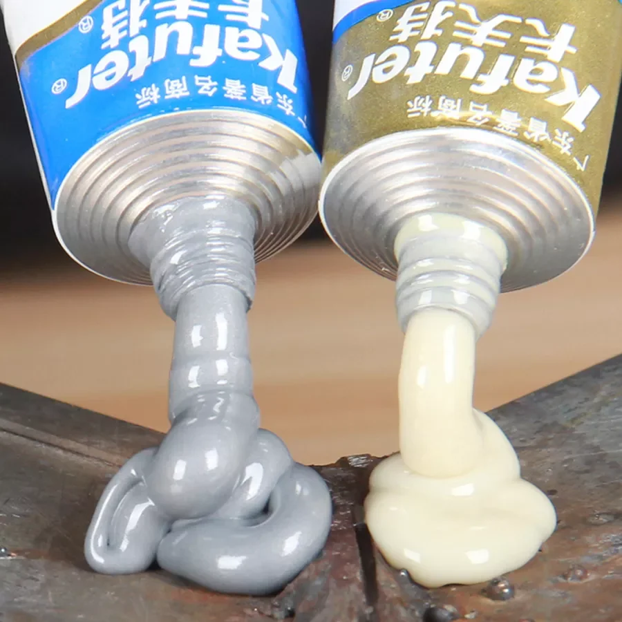 

2023NEW Kafuter 1 set AB 100G Glue A+B Curing Super Liquid Glass Metal Rubber Waterproof Strong Adhesive Glue For Stainless Stee