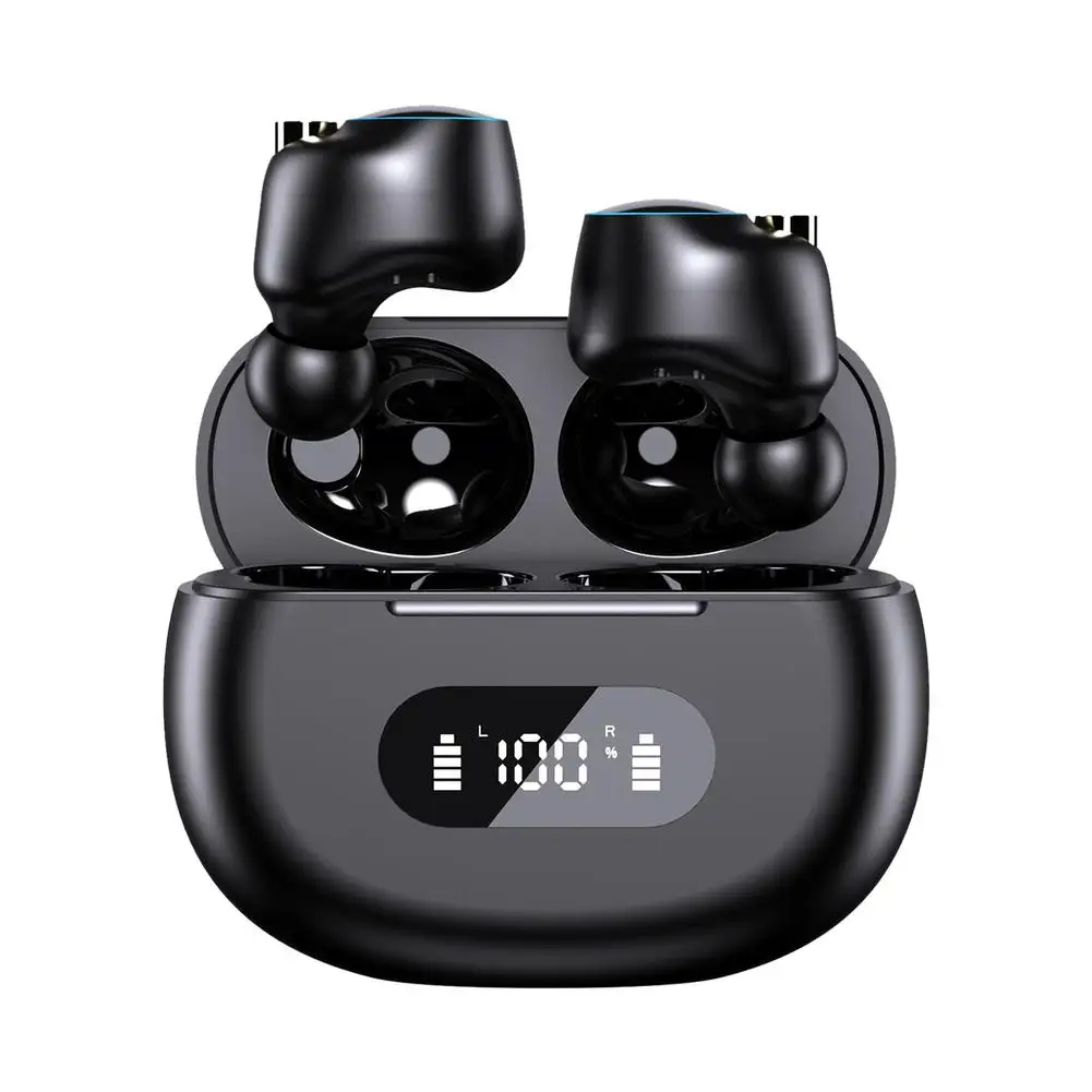 

YK-590 TWS Wireless Bluetooth-compatible 5.2 Headset Semi-in-ear Binaural Call Noise Reduction Business Sport Earphones With Mic