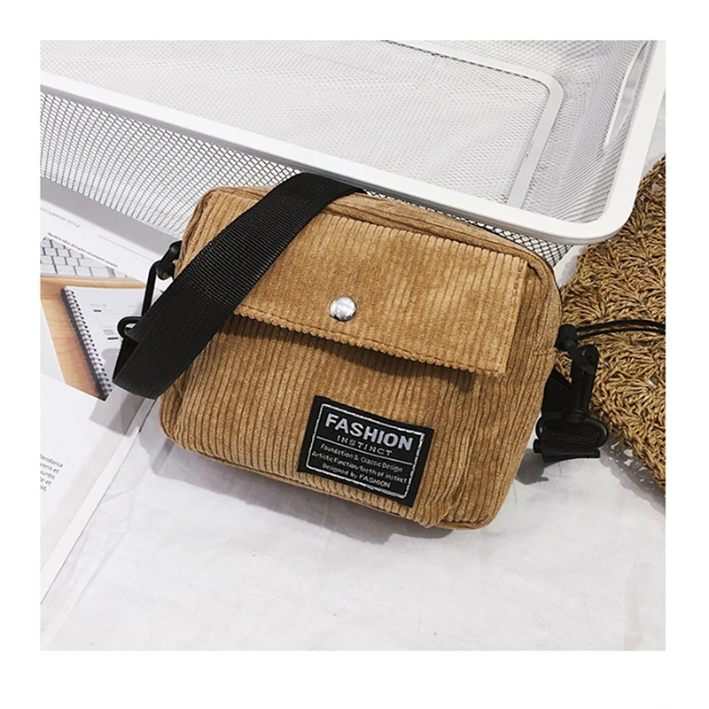 

Вельветовая женская сумка через плечо, маленькая холщовая женская сумка-мессенджер через плечо, женская модная сумка для телефона 2022