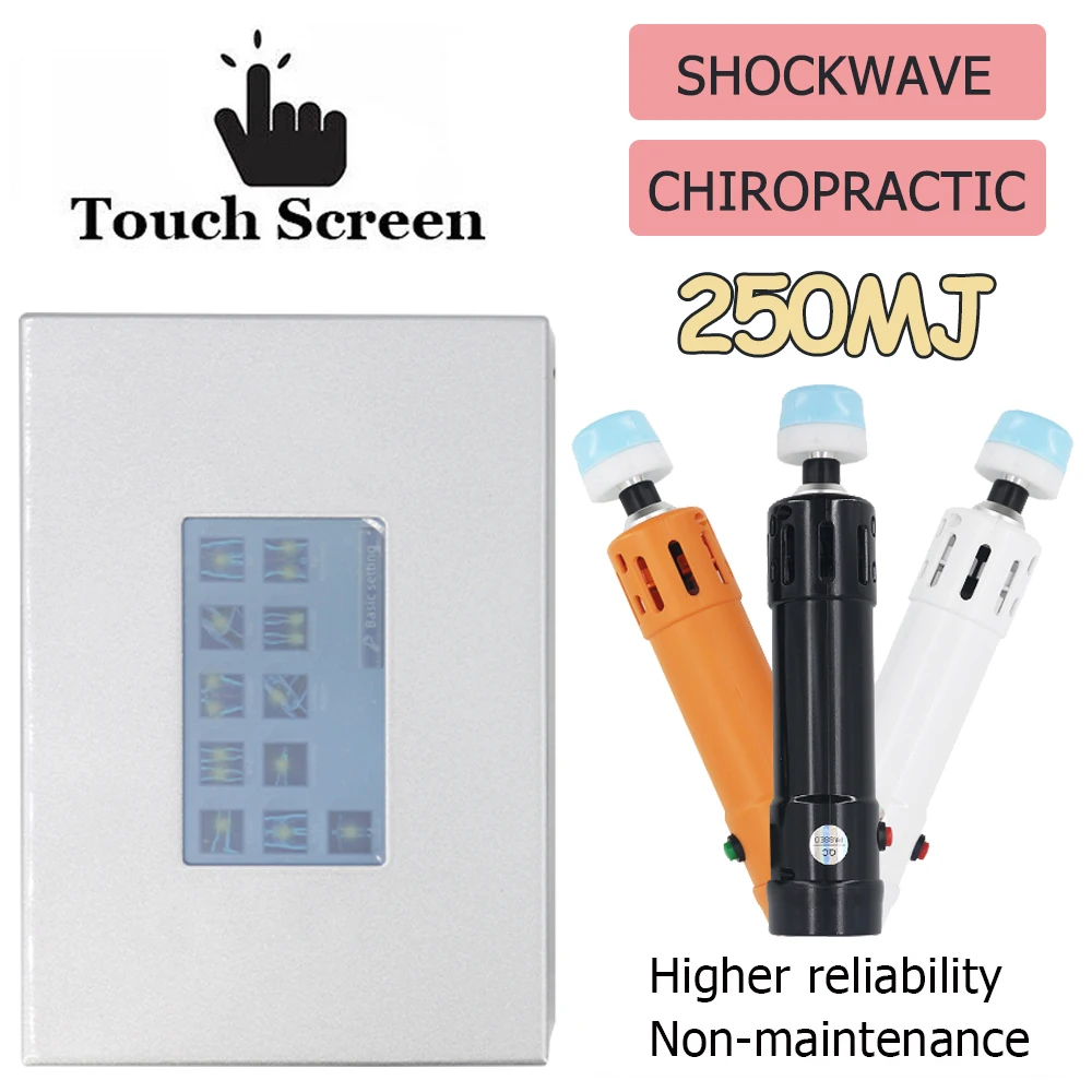 

Shockwave Therapy Machine Professional Home 2 in 1 Body Massager 11 Heads ED Treatment Plantar Fasciitis Effectively Remove Pain