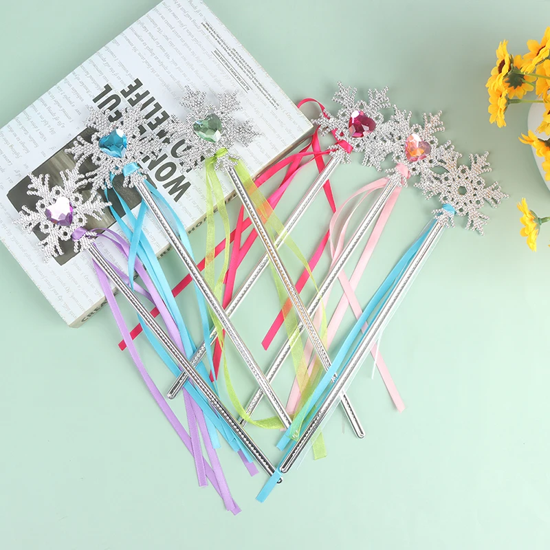 

Childrens Snow Wand Snow Flake Wand Frozen Birthday Party Decoration