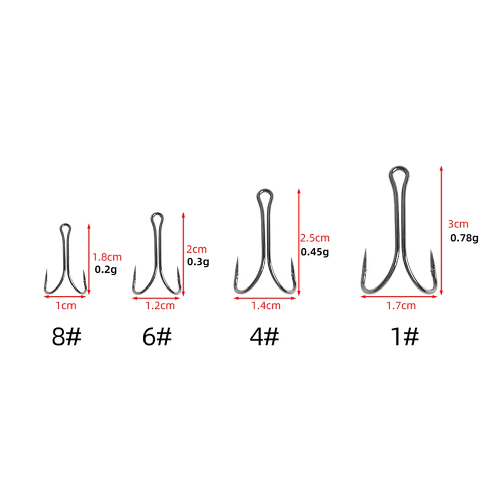 

High Quality 2022 New Fishing Hooks FishHook Carp Fishing Double Hook Durable High Carbon Steel Hooks 8-1 Size