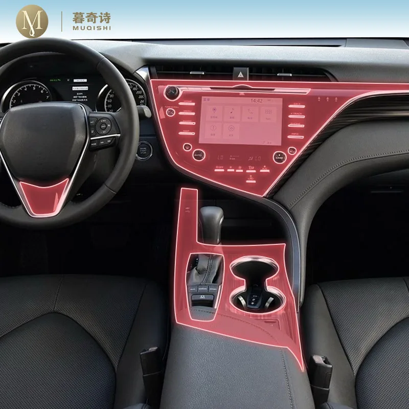 MUQSHI предварительно вырезанная внутренняя панель коробки передач автомобиля