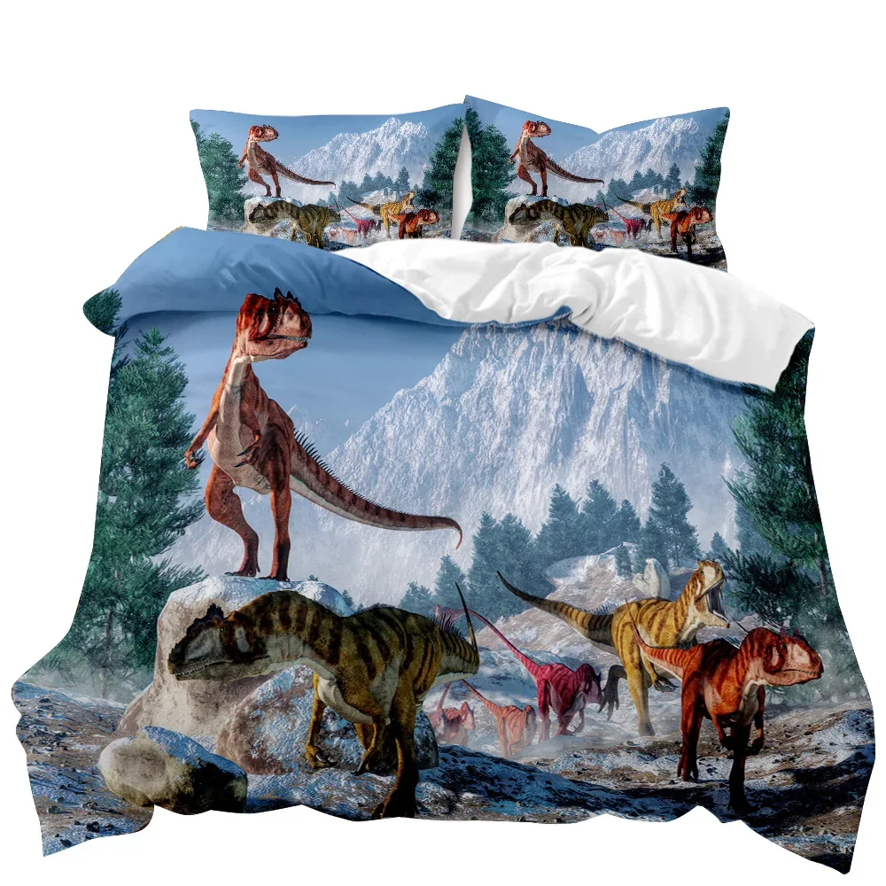 Комплект пододеяльников с динозавром комплект постельного белья Мир Юрского