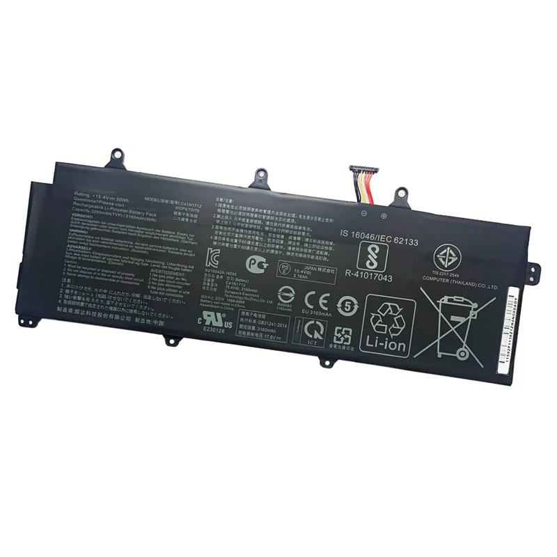 Новый оригинальный аккумулятор для ноутбука C41N1712 ASUS Rog Zephyrus GX501 GX501VI GX501GI GX501GM GX501VSK