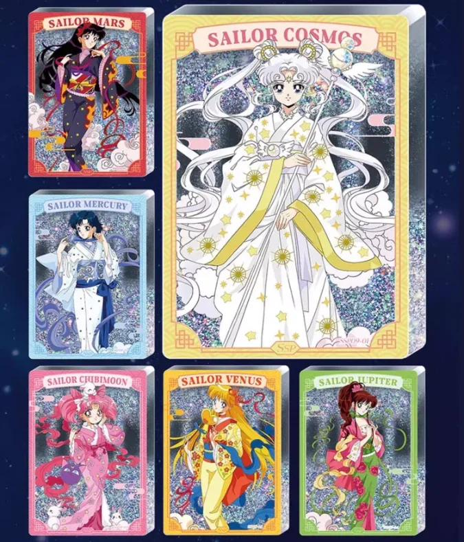 Карты Сейлор Мун TRMP'S CARD 3th Аниме Коллекционные карты Mistery Boxes Настольные игры