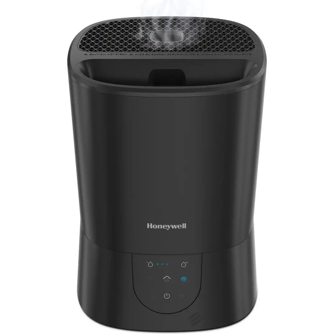 

Honeywell Warm Mist Humidifier w/essential oil cup, Filter Free, HWM440, Black