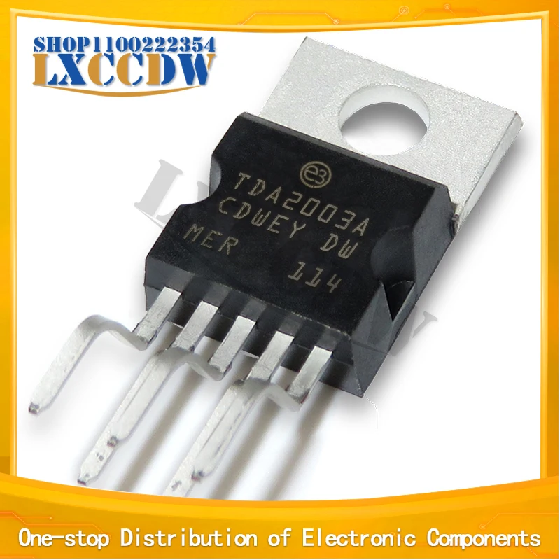 Транзисторы TDA2003, TDA2030, TDA2050 TO-220, TDA2003A, TDA2030A, TDA2050A TO220-5, TDA2003AV, TDA2030AV, TDA2050AV в количестве 5 штук.