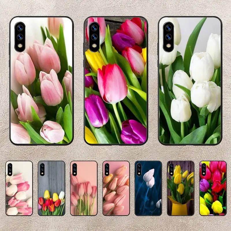 

YTulip Flower Phone Case For Huawei G7 G8 P7 P8 P9 P10 P20 P30 Lite Mini Pro P Smart Plus Cove Fundas