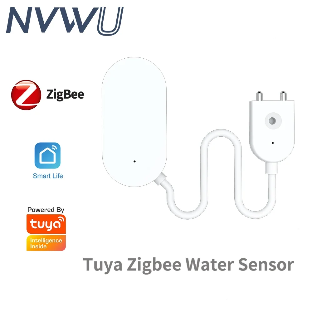 Датчик утечки воды Tuya Zigbee датчик для умного дома