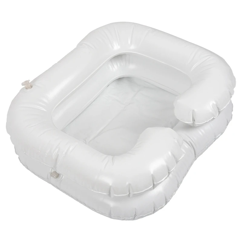 

AFBC 4X Inflatable Shampoo Basin For The Disabled Elderly Portable Hair Washing Basin Drain Tube Bed Rest Nursing Aid Sink