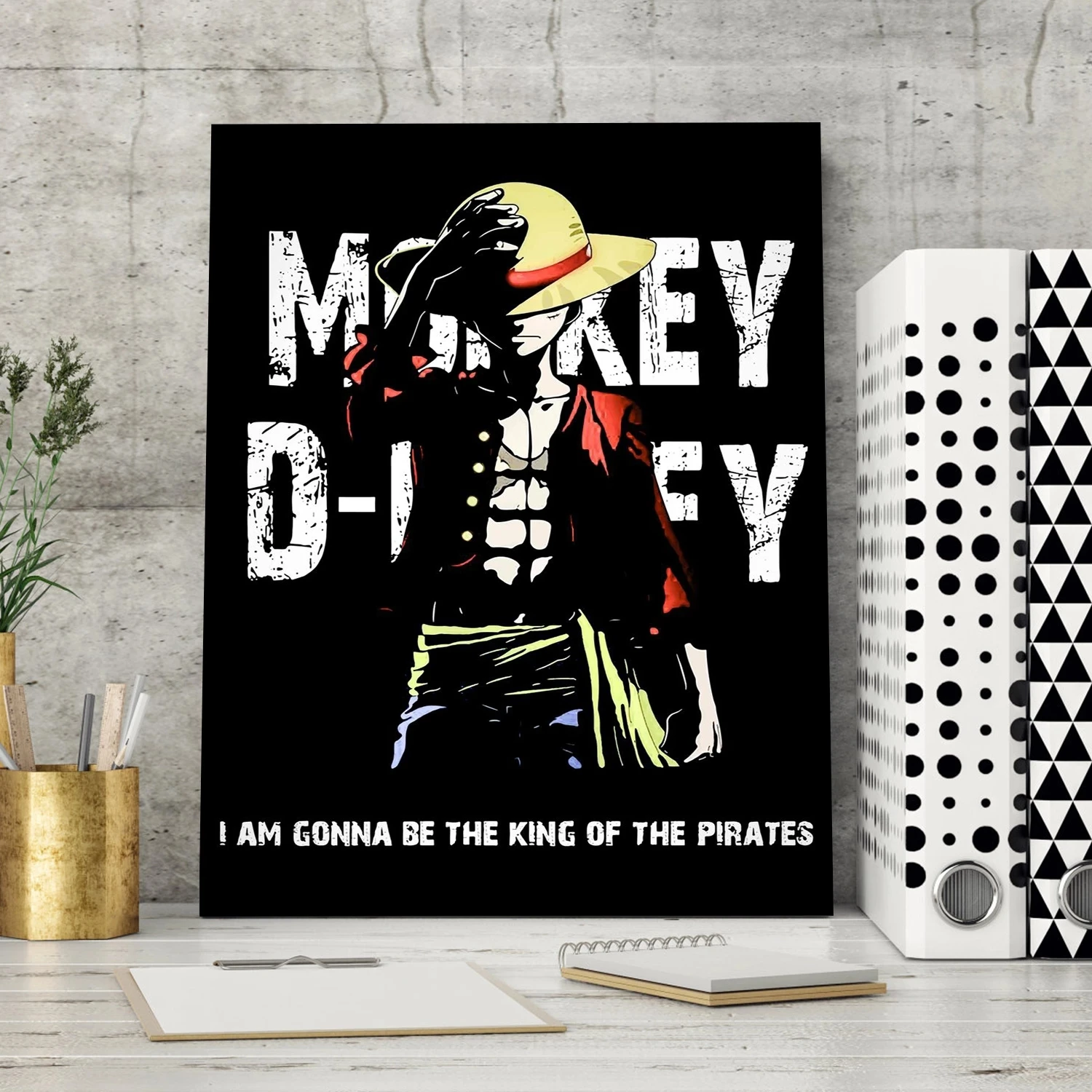 

Anime One Piece Poster Canvas Printed Painting By Numbers Wall Art Luffy Roronoa Zoro Living Child Room Boy Bedroom Home Decor