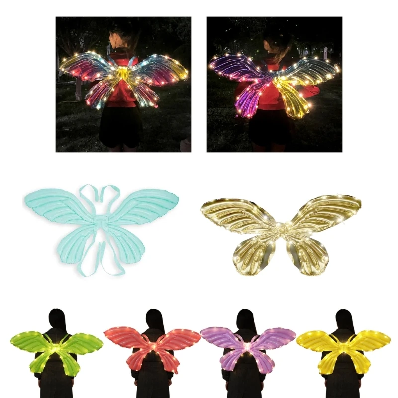 

Fairy Costume Angel Wing Butterfly-Fairy Wing Glow Fancy-Dress Dressing Up Prop