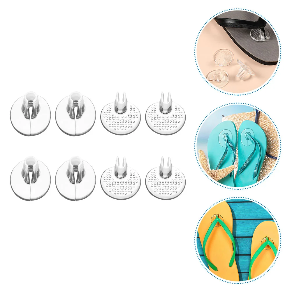 

4 Pairs Thong for Women Toe Protectors Feet Foot Grip Pads Flip-flops Women's