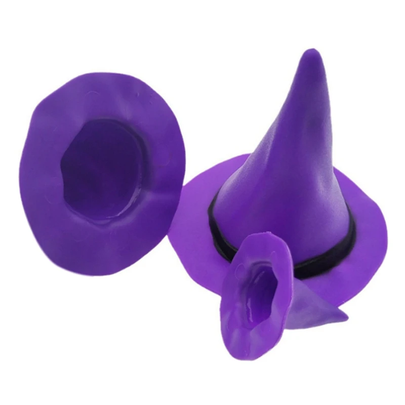 SEWS-Мини Шляпа Ведьмы Хэллоуин Декор Миниатюрные Шляпы Маленькие Для Торта