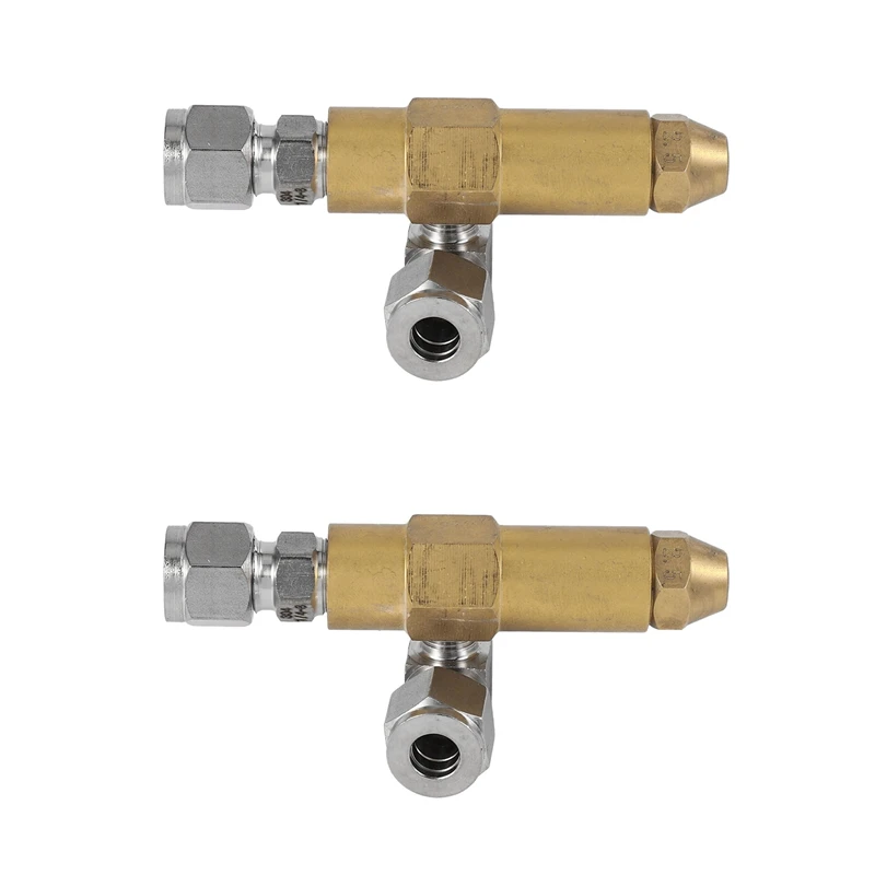 

2X Форсунка для масляной горелки, сифон распылитель воздуха, масляная струя, Форсунка для распыления воздушного распылителя