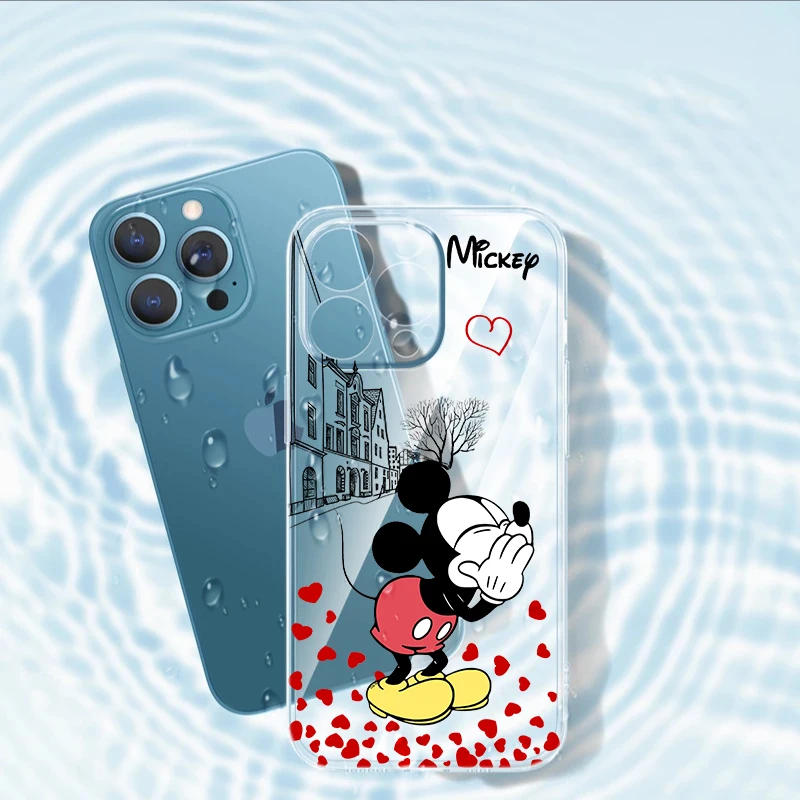 Прозрачный чехол для Apple iPhone 15 14 13 12 11 Mini XS XR X Pro MAX 8 7 6 Plus SE 2020