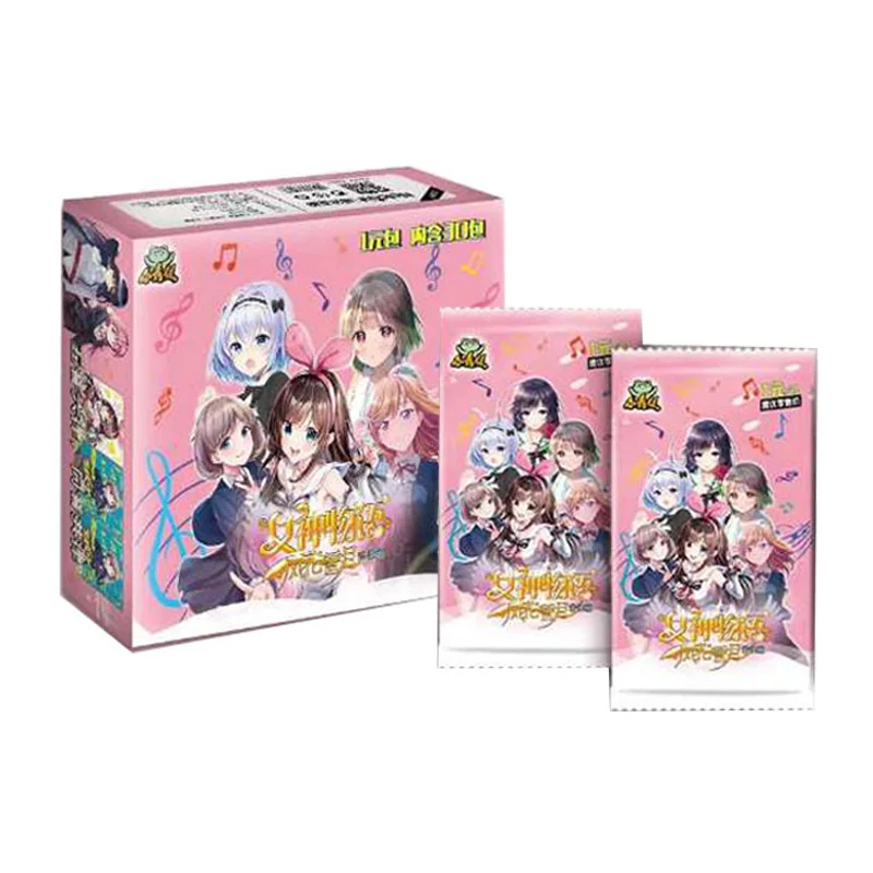 Оригинальная коллекция аниме-карт "История богини" EVA для детей, подарок на день рождения, игра PTR Table Toys для семьи, подарки.