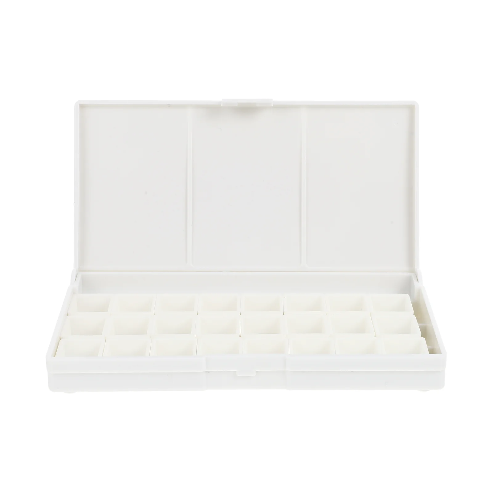 

Box Plastic Pallet Water Color Pigment Tray Empty Watercolor Case Palettes Display Plate Travel Watercolors