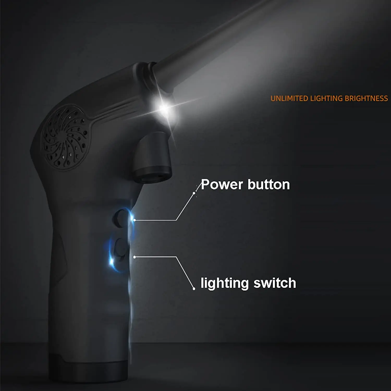 Беспроводной воздуходувка пистолет воздухоочиститель пылесборник