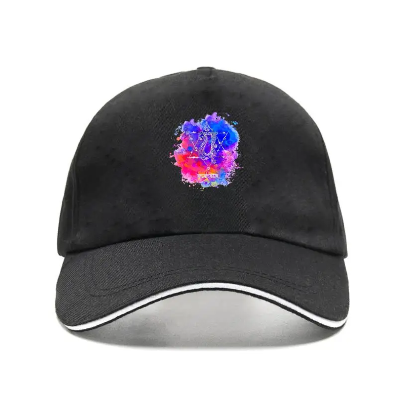 

Bill Hat Hamsa Chakra India Goa Mediation Yogatraining Trippy Men Bill Hat 2022 Summer 100% Cotton