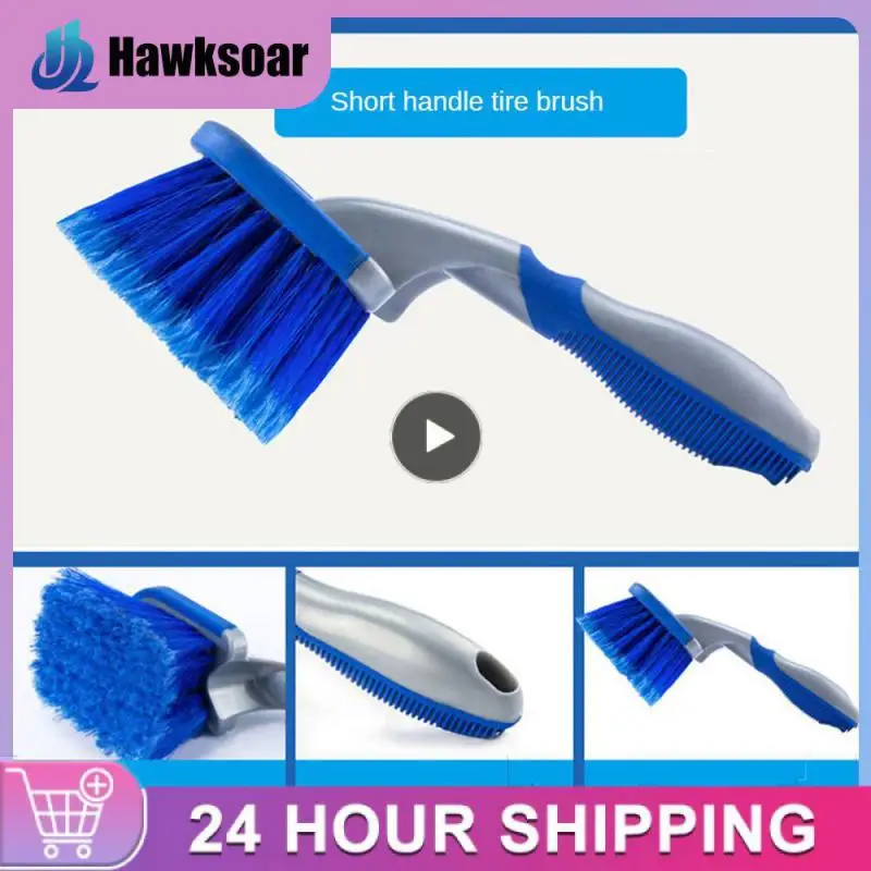 

1~10PCS Car Wheel Soft Brush Tire Cleaner Washing Tools Blue for Auto Detailing Motorcycle Cleaning Tools