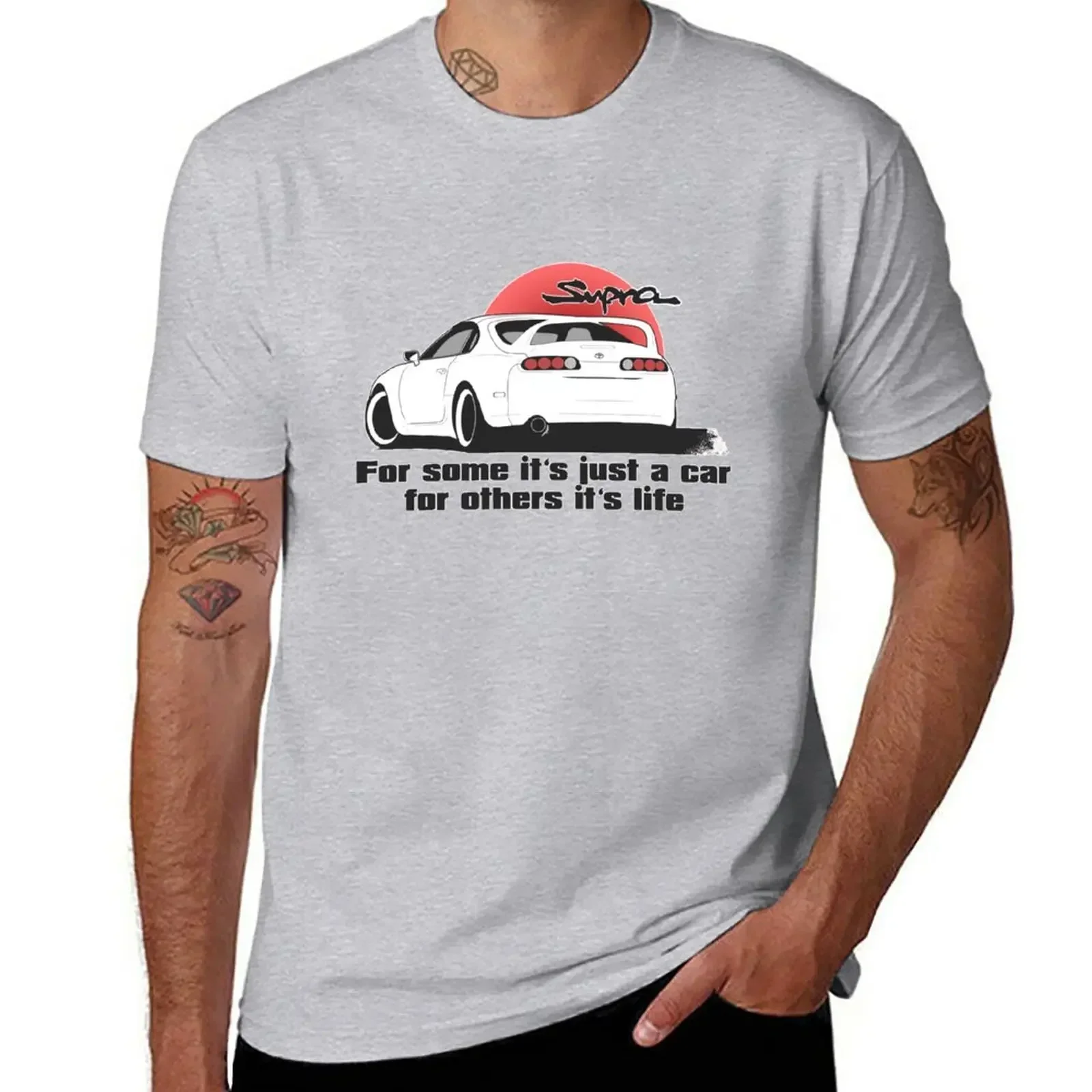 Фото Футболка в подарок для любителей JDM, автолюбителей, энтузиастов, автолюбителей-энтузиастов, автолюбителей-бензиновиков, любителей MK4 Supra, 2JZ GTE, JDM, гоночных автомобилей. №1